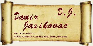 Damir Jasikovac vizit kartica